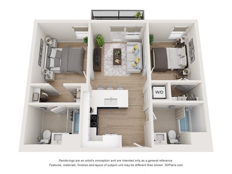 a 1 bedroom floorplan is shown in this image